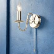 Satin Nickel The Flemish Wall Light image