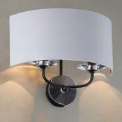 Matt Black Style W/ White Shade And Gold Inner Finish