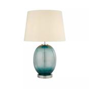 Radiant 1Lt Table Lamp, Black Metal with Soft Fabric Shade image
