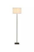 Chelsea 1Lt Floor Lamp, Latte Metal with Plush Shade image