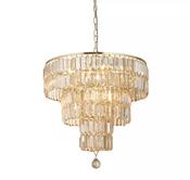 Bonnie 1Lt Pendant Satin Brass Metal &amp;  Ivory Satin Shade image
