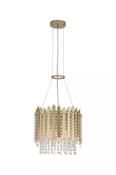 Spear 5Lt Pendant, Gold Metal with Clear Crystal image