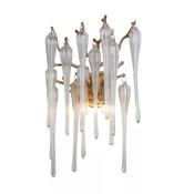 Anchor LED Wall Light, Gold Metal with Acrylic Shade image