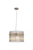 Swizzle 1Lt Table Lamp, Gold Metal with Champagne Rods image