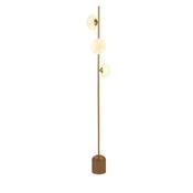 Pheobe 1Lt Table Lamp, Gold Metal with Rattan Shade image