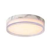 Vibrate LED Wall Light, Matt Gold with Glass image