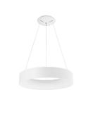 RANDO Matt White Aluminium &amp; Acrylic LED 42 Watt 230 Volt 2520Lm 3000K IP20 D: 60 H: 120 cm image