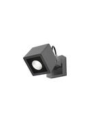 FOCUS Dark Gray Alum. &amp; Glass Osram LED 6 Watt 420Lm 3000K L: 8.5 W: 14 H: 12 cm IP54