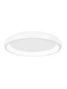 ALBI White Aluminium &amp; Acrylic LED 80 Watt 230 Volt 4400Lm 3000K IP20 D: 81 H: 8.5 cm image