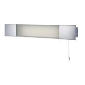 Over Mirror Light and Shaver Socket Chrome with Frosted Glass
