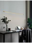 ELETTRA Brass Gold Aluminium LED 20 Watt 230 Volt 1400Lm 3000K IP20 L: 120 W: 7 H: 150 cm image