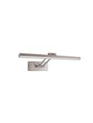 MARNELL Nickel Metal &amp; Acrylic LED 12 Watt 230 Volt 801Lm 3000K IP20 L: 37.6 W: 20.5 H: 5.5 cm image