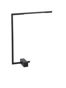 RACCIO Black Metal &amp; Acrylic LED 6.8 Watt 230 Volt 280Lm 3000K IP20 L: 36.5 W: 12 H: 40 cm