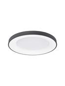 RANDO THIN Sandy Black Aluminium &amp; Acrylic LED 50 Watt 230 Volt 3250Lm 3000K IP20 D: 60 H: 9 cm image