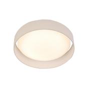 GIANNA 1LT LED FLUSH CEILING LIGHT, ACRYLIC, WHITE SHADE image