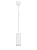AILA Sandy White Aluminium LED GU10 1x10 Watt 230 Volt IP20 Bulb Excluded D: 5.6 H1: 20 H2: 120 cm image