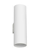 NOSA Sandy White Aluminium LED GU10 2x10 IP20 220-240 Volt Bulb Excluded D: 5.6 W: 8 H: 18 cm image