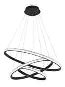 NAGER Dimmable Sandy Black Aluminium &amp; Acrylic LED 62 Watt 230 Volt 3586Lm 3000K IP20 D1: 78 D2: 60 D3: 41.5 H: 120 cm image