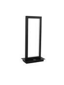 WENNA Matt Black Aluminium &amp; Acrylic 3 Step Touch Dimmable LED 12 Watt 230 Volt 750Lm 3000K IP20 L: 17.5 W: 10 H: 36 cm