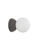 ZERO Gray Concrete &amp; Opal Glass LED G9 1x5 Watt IP20 220-240 Volt Bulb Excluded D: 10 W: 14 H: 10 cm