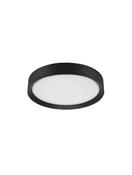 LUTON Sandy Black Aluminium Matt White Acrylic Diffuser LED 47 Watt 230 Volt 3525Lm 3000K IP20 D: 55 H: 8.5 cm image