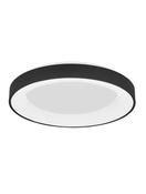 RANDO SMART Sandy Black Aluminium &amp; Acrylic LED 50 Watt 230 Volt 3250Lm 3000K - 4000K IP20 D: 60 H: 9 cm image