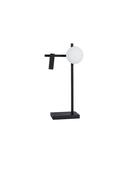 JOLINE Sandy Black Metal &amp; Aluminium White Opal Glass Switch On/Off LED 6 Watt 450 Lm Samsung 1x3 Watt 200Lm 230 Volt 3200K IP20 L: 26 W: 13.5 H: 55 cm image
