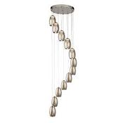 CYCLONE 12LT MULTI DROP PENDANT WITH SMOKED GLASS image