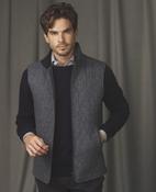 Lunnaigh Lambswool Crew Neck Jumper in Navy image