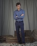 Callan Washed Cotton Chino in Navy image