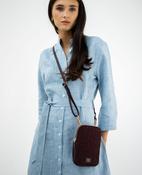 Cassia Phone Bag - Burgundy