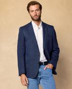 Adare Navy Irish Linen Blazer