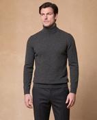 Cillian Charcoal Roll Neck Jumper