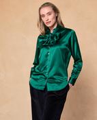 Gemma Green Silk Shirt image