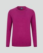 Lily Cotton/Cashmere Crew Jumper - Plum image