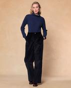 Luna Navy Cord Trousers image