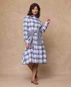 Rachel Brushed Cotton Dress - Plaid 