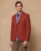 Clifden Irish linen Blazer - Tangerine