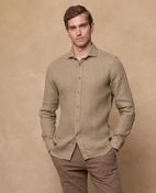 Benbaun Irish Linen Shirt - Beige