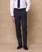 Parnell Mix &amp; Match Suit Trouser in Navy Wool with Stretch image