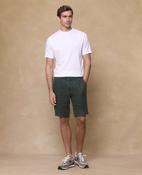 Naran Irish Linen Short - Bottle Green 