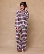 Women's Cotton Pyjamas - Red &amp; Green Plaid image