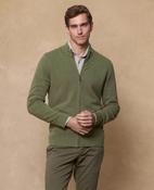 Ronan Cotton Cardigan - Green 