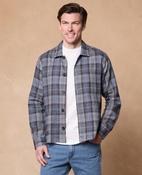 Rowan Shirt Jacket - Blue &amp; Brown Plaid image