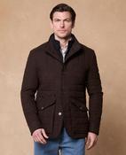 Glenveigh Quilted Jacket in Chocolate Brown image