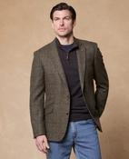 Ballycastle Green Windowpane Check Blazer image