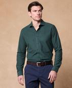 Kippure Brush Cotton Shirt - Bottle Green image