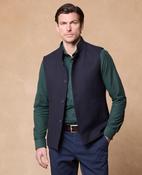 Cavan Tweed Gilet in Navy Twill image