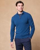 Freddie Neptune Blue Quarter-Zip Jumper image