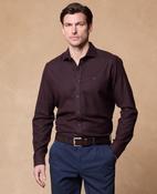 Kippure Brush Cotton Shirt - Burgundy image
